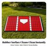 Mat Sturdy Batting with Home Plate Wipe-Clean for Backyard Practice