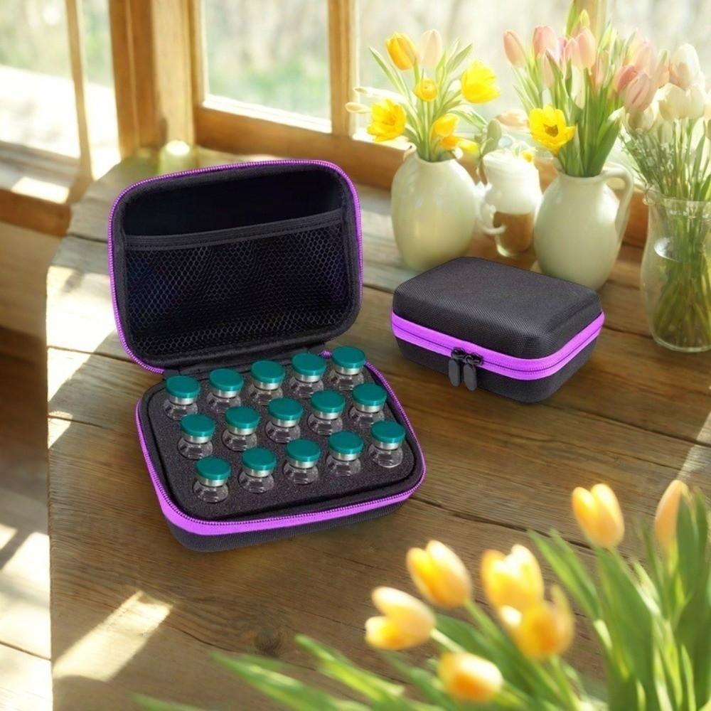 15 Slots Insulin Vial Storage Case Waterproof Insulin Organizer Essentials Oil Case  Diabetics