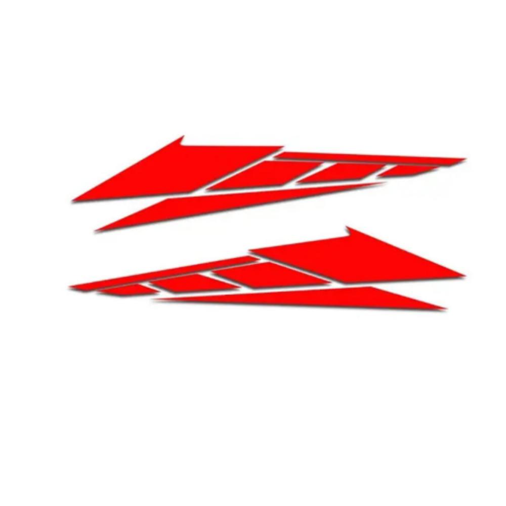 1 Pair Motorcycle Front Fender Anti-Scratch Waterproof Motorbike Car Decorative Stickers Motor Body Accessories