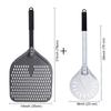 SHANGPEIXUAN 16/14/13/12 Zoll perforierte Pizzaschaufel rechteckige Pizzaschaufel Aluminium Hartbeschichtung Pizzaschaufel Paddel kurzes Werkzeug 1