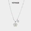Dopamine Beaded Smiley Face Necklace: Sweet & Cool Summer Accessory
