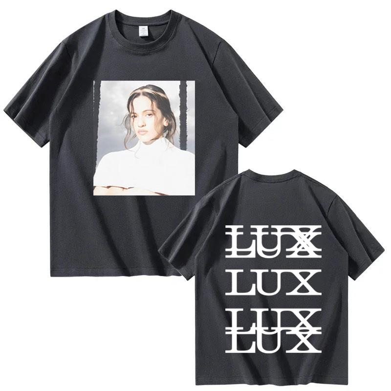 Rosalía LUX Tričko Nové Album Harajuku Grafické Oversized Pánské Dámské Krátký Rukáv Vrcholy Móda Pánské Pohodlné Volné Oblečení Dospívající