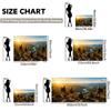 1 piece of 2D flat background fabric suitable for hiking and enjoying the river and mountain scenery for parties.
