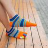 1 Pair of EU39-44 Five Finger Socks Cotton No Show Ankle Socks Comfortable Five Toe Socks  Sports