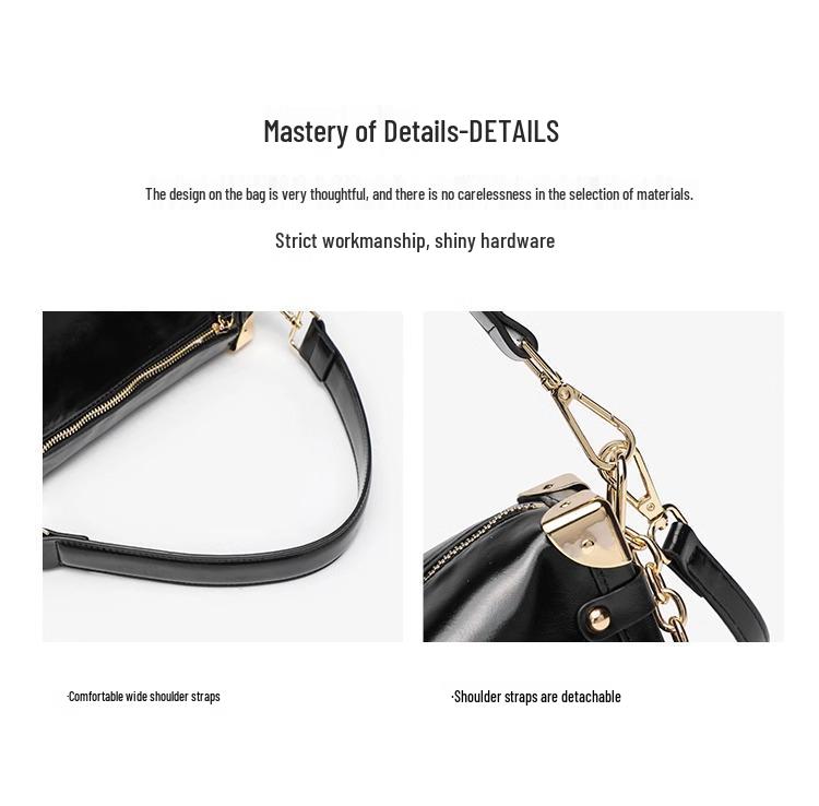 Women's Retro High-End Soft Leather Box Bag - New 2024 Autumn/Winter Crossbody & Shoulder Bag