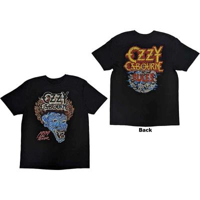 Ozzy Osbourne Unisex T-Shirt: Bark At The Moon Tour '84 (Back Print) (Large)