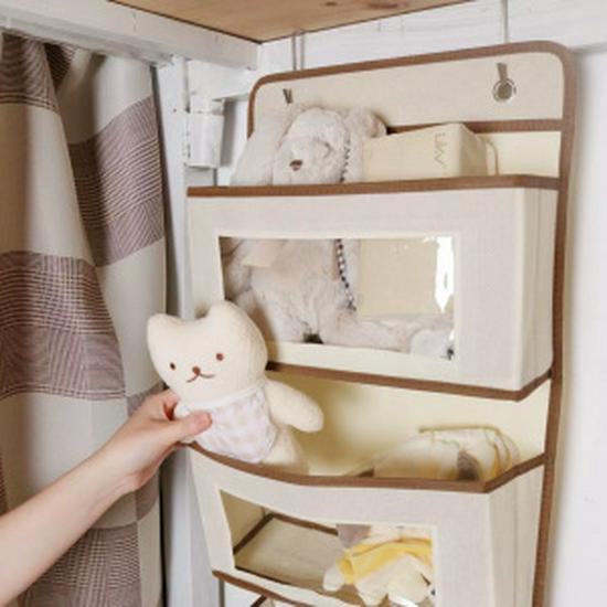 Multifunktionaler Hängeorganizer für den Nachttisch im Wohnheim: Schreibwaren, Kosmetik und Kleiderschrankaufbewahrung