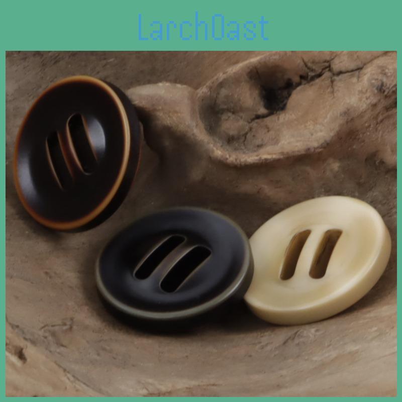 Long Creative Hole Buttons 10pcs 2025mm Round Large 2hole Resin Buttons Diy Apparel Sewing Accessories