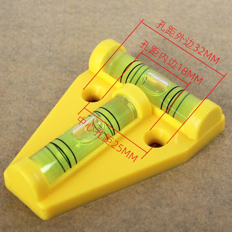 

Т-образный уровень Зеленый пузырь Точность Спиртовой уровень жёлтый