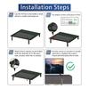 1Set Television Mount Stand TV09 Wide Compatibility Easily Assembly, Customizable Viewing Television Holder Screws Set