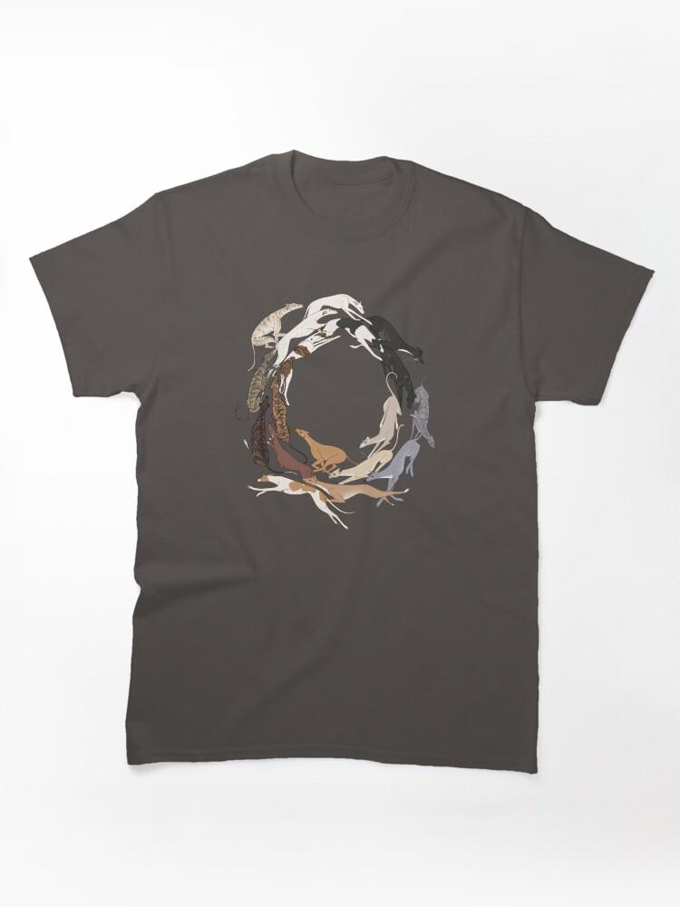 A Gathering of Cats The Greyt Hound Romp Classic Unisex T-Shirt