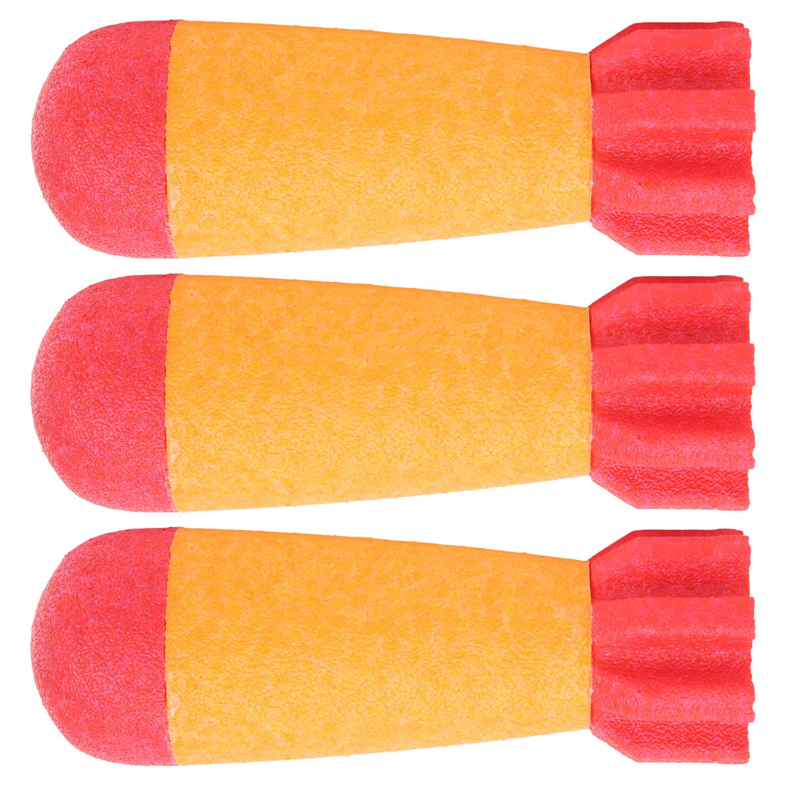 

3 шт. EVA Полый поролоновый дротик, стреляющий мяч, мягкий поролоновый мяч-ракета, стреляющая игра для мальчиков и девочек