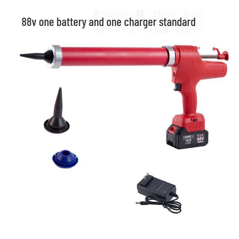 Rechargeable Electric Caulk Gun: Fully Automatic Lithium Battery Adhesive Dispenser