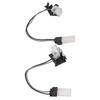 Pair Door Handle Light Left Right Auto Exterior Ambient Lighting 4H0947133A/134A Fit for A6 C7 A8 A7 Q7