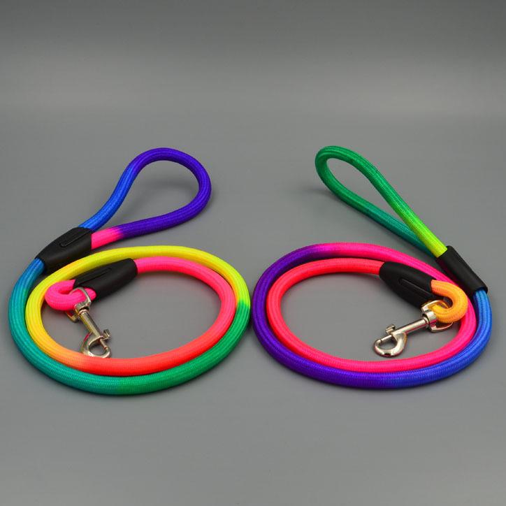 Pet Colored Trail Dog Chain Little and Medium Dog Nylon Trail