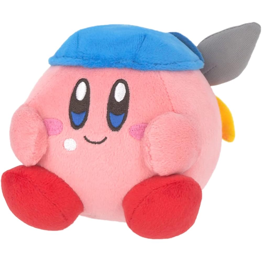 Sanei Trade Kirby Gourmet Festival Mini Plush Toy Bandana Waddle Dee 12.5x11x12cm KGF-03