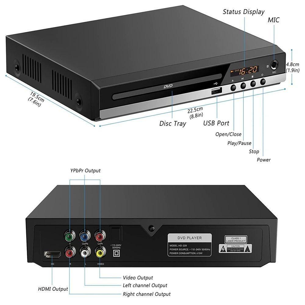 HD DVD Player Home DVD Player Full Format DVD Player VCD Player