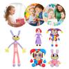 Il Fantastico Circo Digitale Peluche Cartone Animato Immagine Cuscino Regali Divertente Peluche Riempito Cuscino Giocattolo Pagliaccio per Bambini Bambini