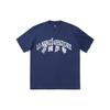 Li Ning X Phil Hackett Collaboration Skateboard Series Letter Print Loose Round Neck Casual Short Sleeve T-Shirt Unisex Tops Deep-Navy AHSU215-4