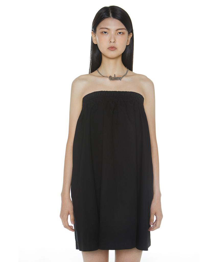 Suki Logo Embroidered Top Dress (Truffle)