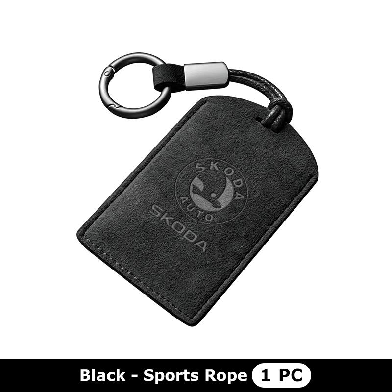 For Skoda Car Remote Cover Key Card Bag Shell Protector Accessorie Kodiaq Fabia Kamiq Karoq Octavia 2 3 Rapid Scala fxdj44