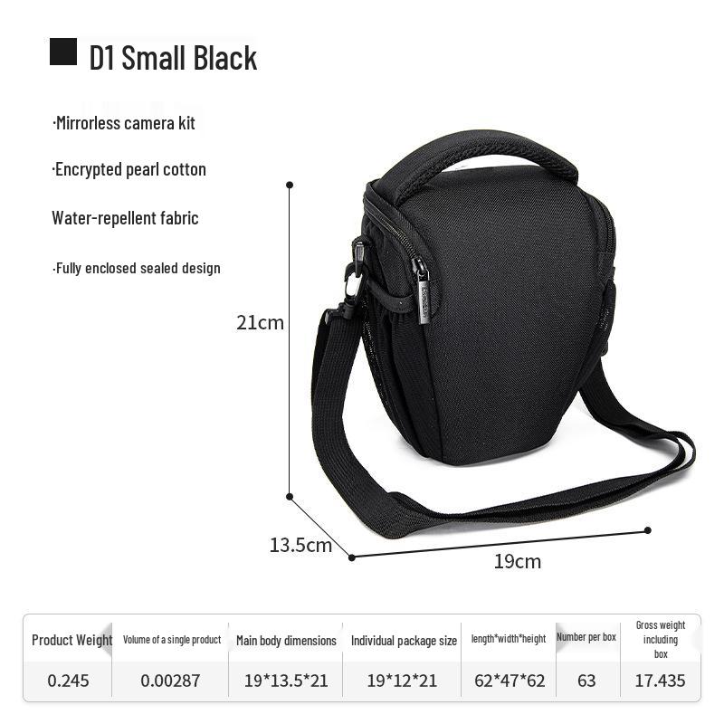 Cwatcun Crossbody Camera Bag for Mirrorless & DSLR - Portable Kaden Photography Bag