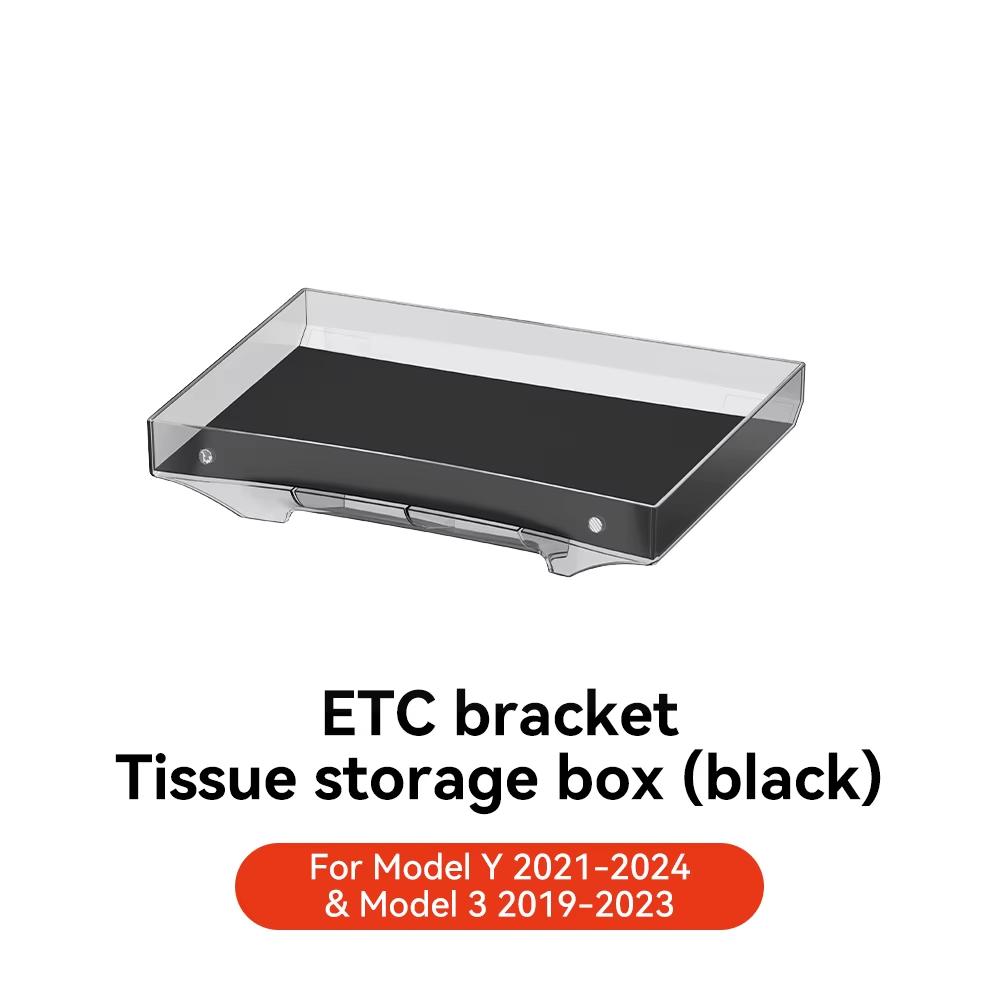 YZ For Tesla Model 3 Y Juniper Highland 2021-2025 Storage Box Hidden Center Console Organizer Tray Magnetic Under Screen Box