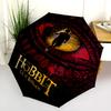 Key Flame Folding Umbrella Portable Suitable For All Seasons Three Folds Light Umbrella