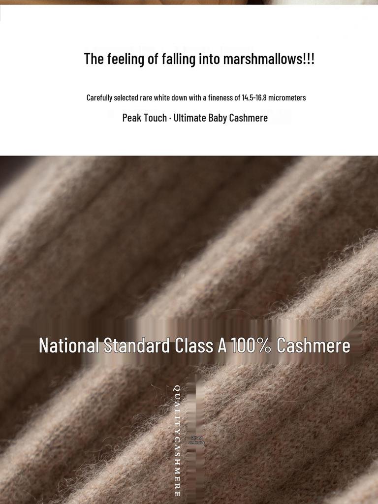 Women's 100% Pure Cashmere Striped Slim Fit Half-High Neck Sweater, Warm Autumn & Winter Knit Base Layer