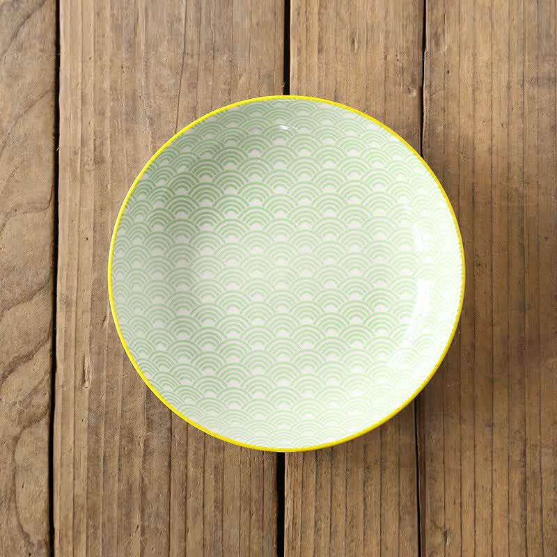 Di Ruien Nordic Ceramic Deep Dinner Plate 2-Pack (7-inch)