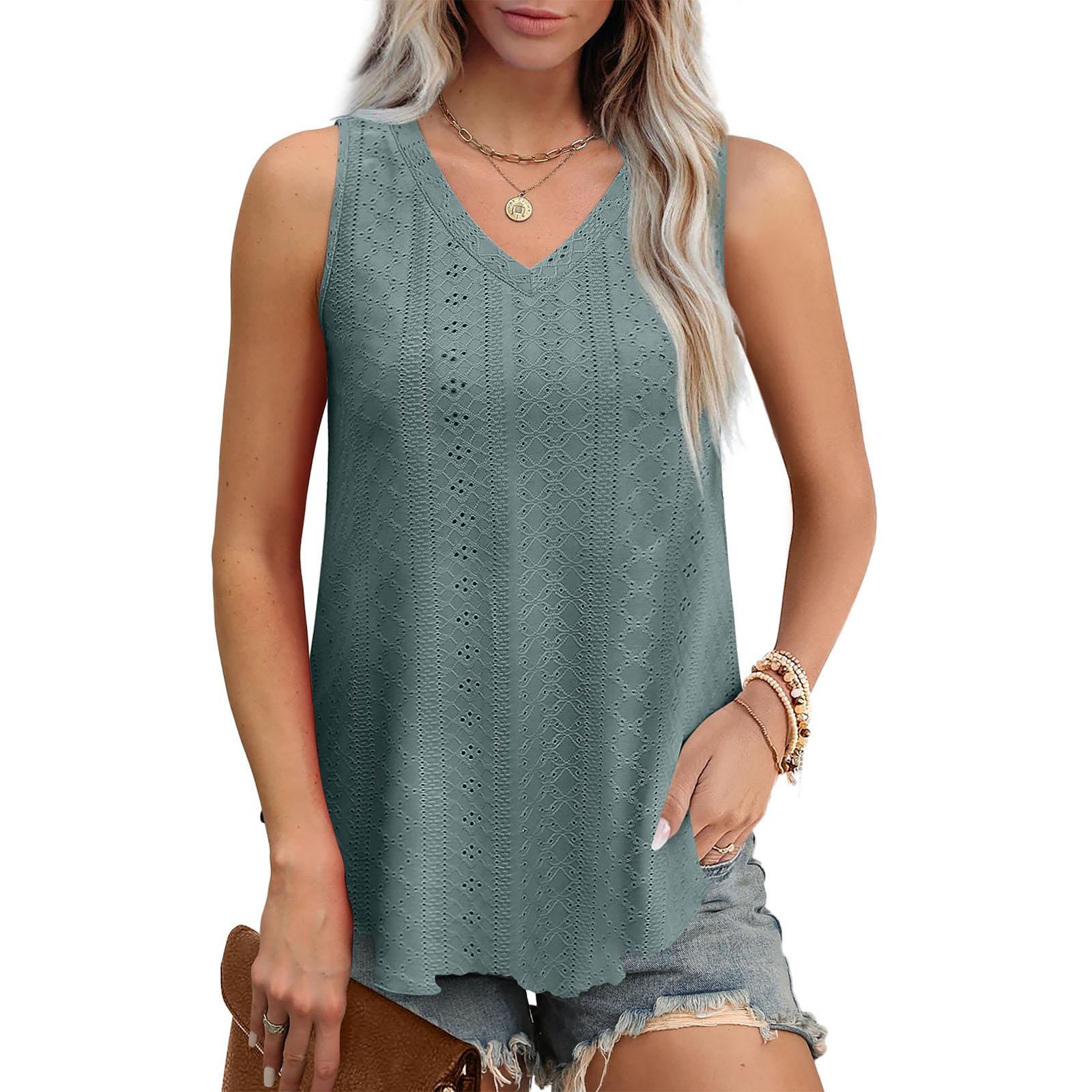 Женский модный повседневный топ-жилет -цвет XL