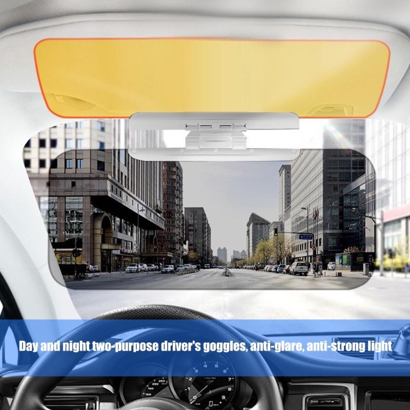1/2pcs Sunshade Car Sun Visors For Daytime Sun Protection And Nighttime Headlight Glares Reduction Quick Installation