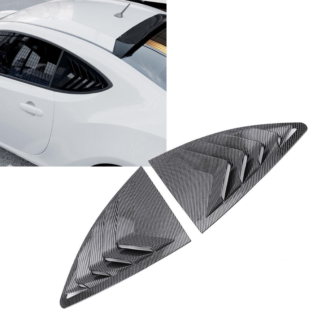 P of Rear Side Window Louver Vent Left Right Window Shutter Cover Trim Replacement for 6 2013-2020