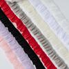 2Meters Pleated Lace Fabric High Quality 2025 Dress DIY Crafts Supply Clothing Decorative Ribbon Needlework Sewing Accessories