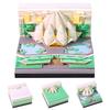 Time Piece Calendar 2026 Desk Calendar With Led Light 3D Tear-Away Calendar Paper Carving Art Memo Pad Notepad Gift Christmas