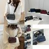 Stylish Men's Casual Crossbody Bag Fashionable Minimalist Commuter Small Square Bag