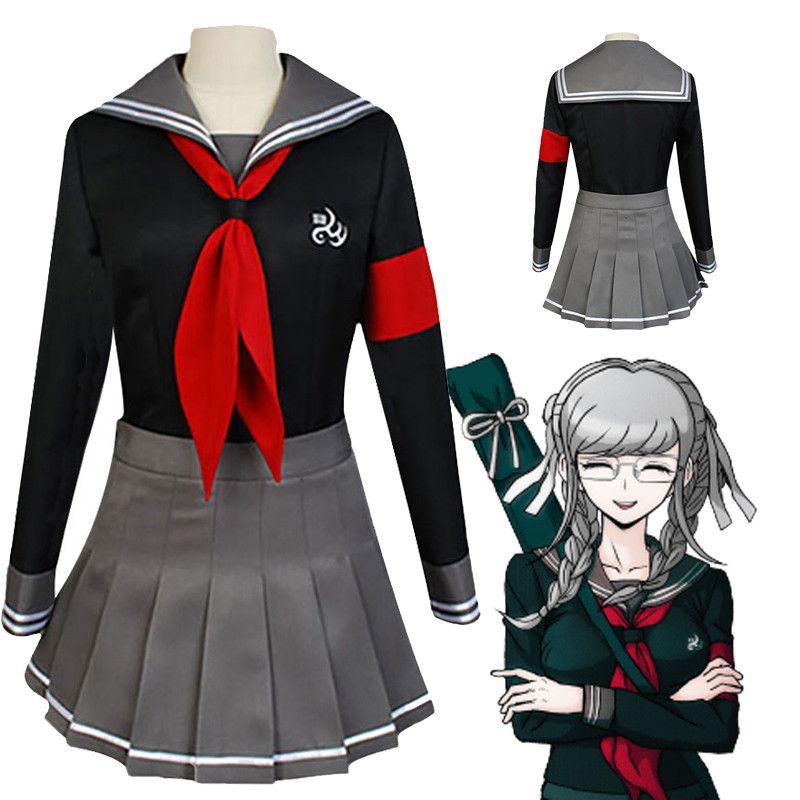 Danganronpa Peko Pekoyama Cosplay Kostüm Uniform Lebhaftes Hochwertiges Design
