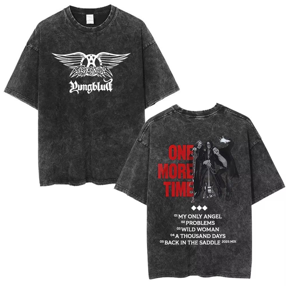 Washed Vintage Singer Yungblud IDOLS Album Merch Tshirt Men Women Clothing Fashion Short Sleeve Cotton Casual Oversized T Shirt
