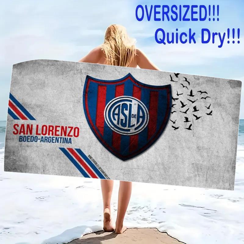 San Lorenzo Art Print Beach Towel, Large Soft Quick Dry Towel for Beach Camping Swimming