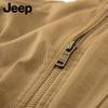 Jeep Men's Vintage Washed Stand-Collar Casual Jacket