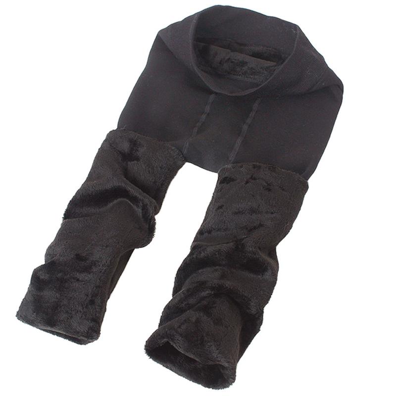 Pantaloni groși de toamnă și iarnă, colanți de pluș, talie înaltă pentru femei, mărime plus, catifea perlată, încălzitor pentru picioare, pantaloni all-in-one