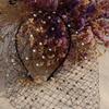Mysterious Mesh Drill Jewelry Fashion Ol Party Banquet Party Hair Accessories Headband White