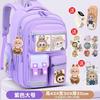School Bag Cartoon Children's School Bag Primary and Secondary School Students Girls Boys and Girls Lightweight Burden Reduction Large Capacity