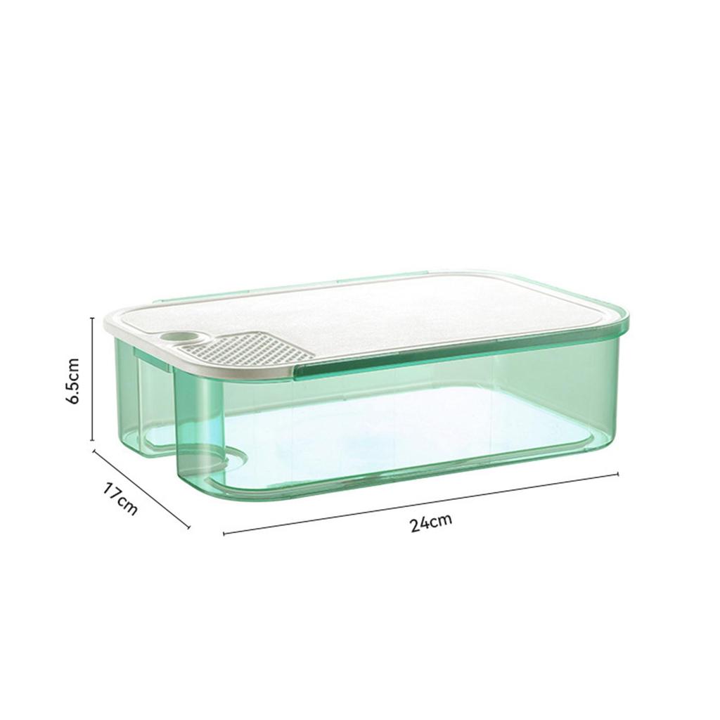 Food Storage Container Fridge Organizer with Lid Fruit Preservation for Camping