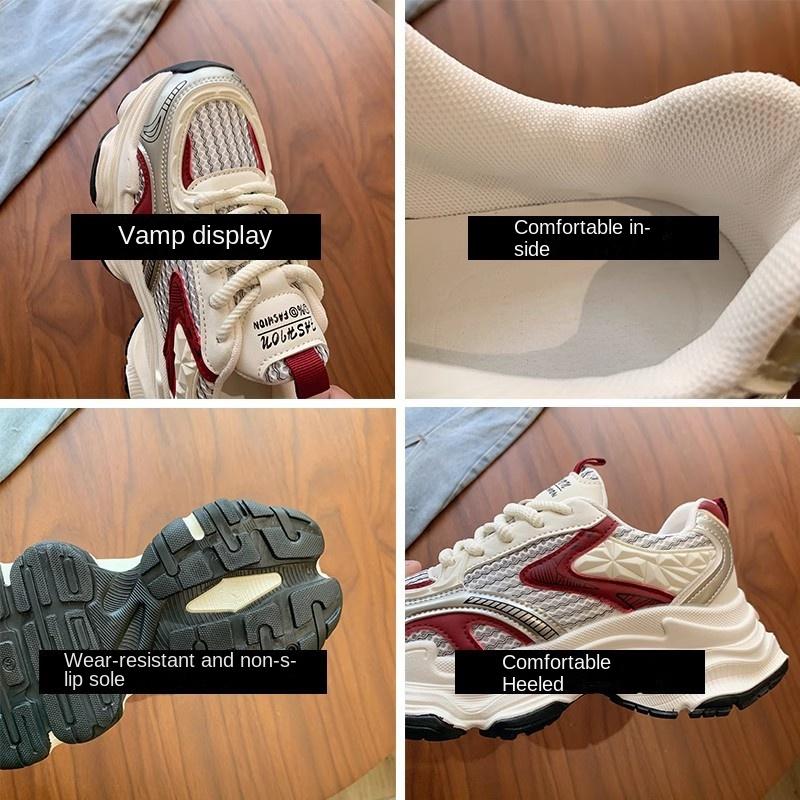 Fashion Women Sneakers Breathable Mesh Platform Shoes Female Brand Designer Fashion Casual Sports Running Women Fitness Vulcanize Shoes