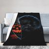 Halloween Michaels Myersed Warm Soft Blanket  Decorative Plush Throw Blanket Print Couch Chair Flannel Bedspread Sofa Bed Cover