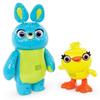 Toy Story 4 Ducky Bunny Talking Figure 2 Piece Set Mattel Posable Disney Toy Story Interactive True Talkers Bunny and Ducky &