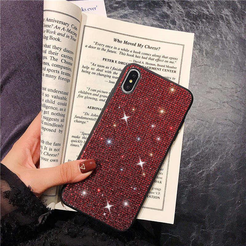 Luxury Sequin Glitter Girl Wear-Resistant Protection Phone Case for iPhone Samsung Huawei Xiaomi Redmi
