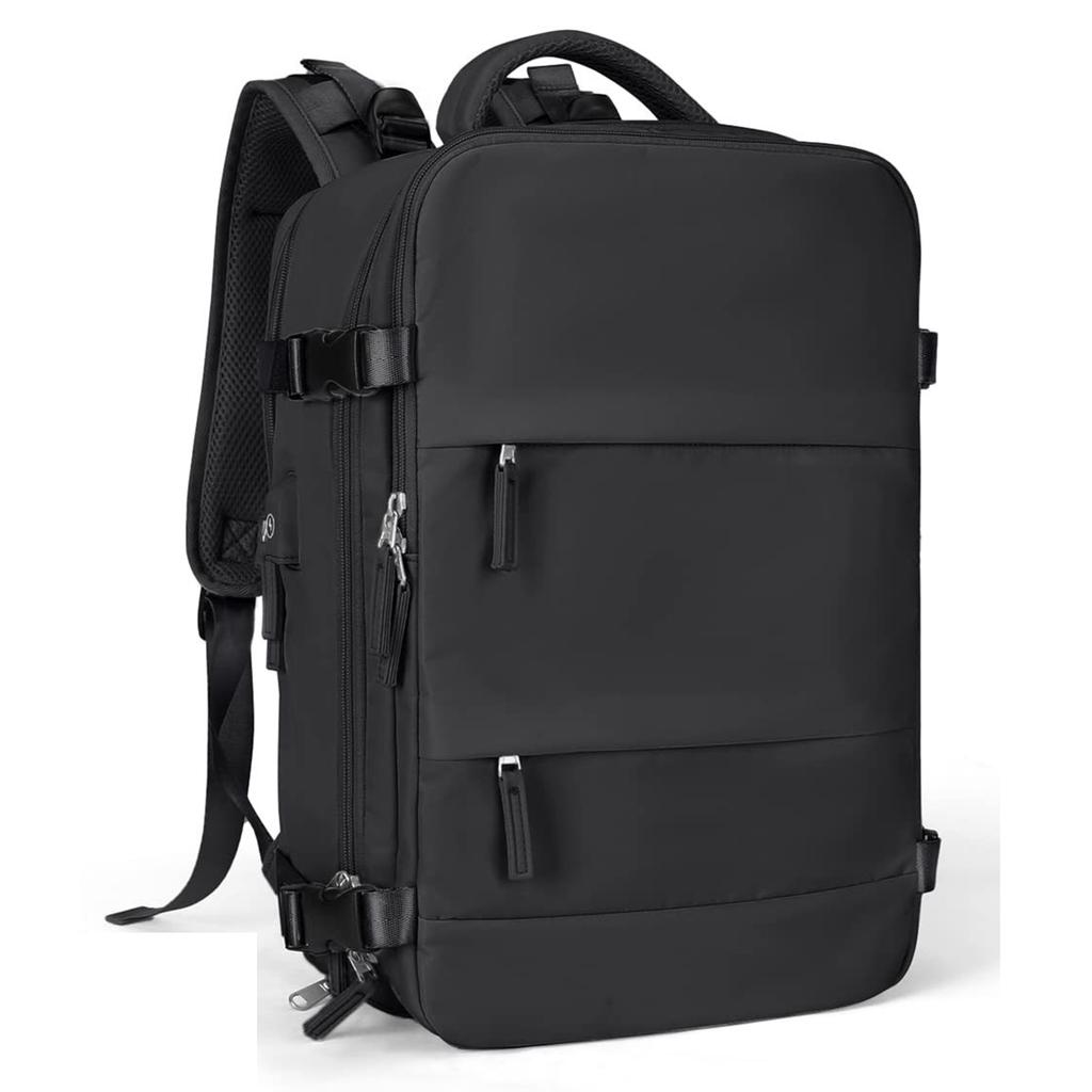 Unisex Large-Capacity Waterproof Backpack,Laptop Bag with USB Charging, Shoe Compartment, Wet & Dry Separation, Anti-Theft & Lightweight