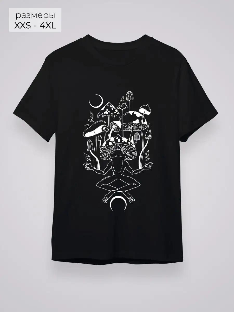 Mushrooms print T-shirt XL